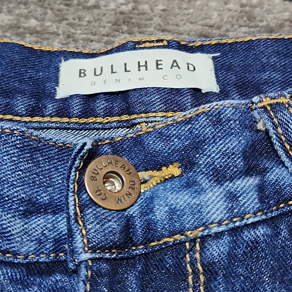 BULLHEAD DENIM CO. SLOUCHY RAW-EDGE DENIM JEAN SIZE 3 - Picture 8 of 11
